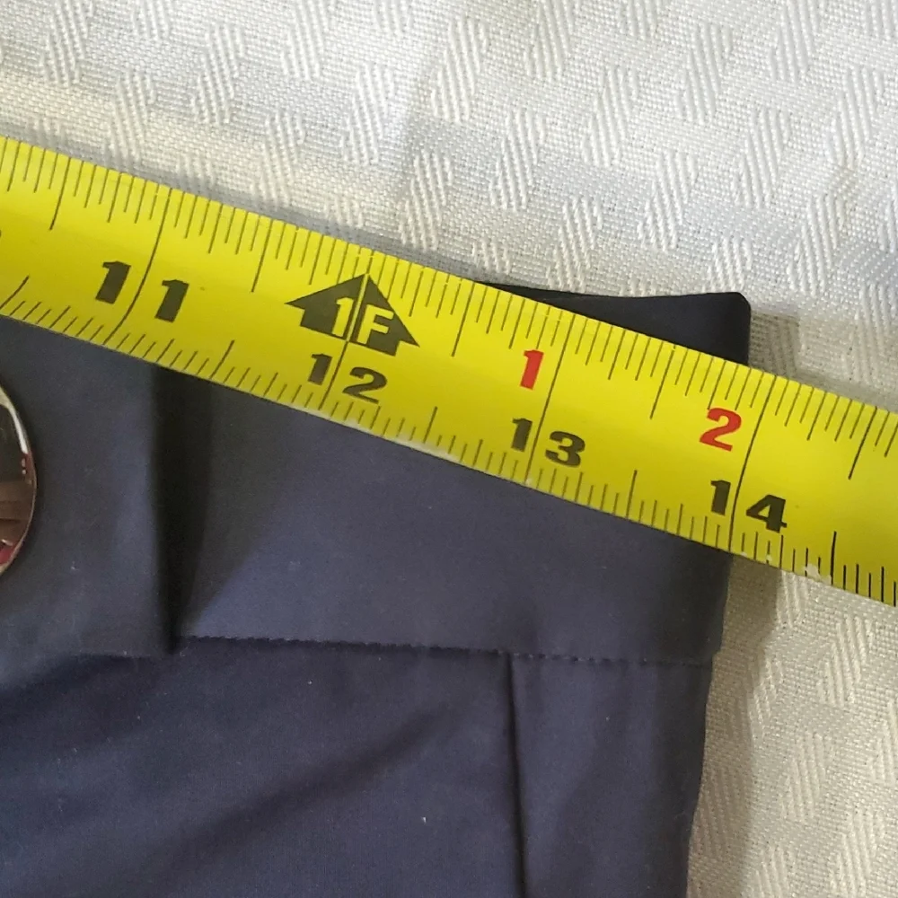 NWT Tory Burch Blue Wide-Leg Trousers Office Board Room Dress Pants Size 2 - Picture 10 of 16